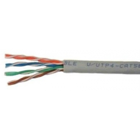 кабель utp 4 pairs cat 5e 305m solid (awg24) cca alloy()