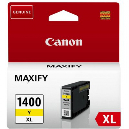 картридж canon pgi-1400xl y yellow для maxify мв2040/мв2340