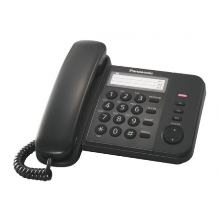 телефон panasonic kx-ts2352 rub (черный)