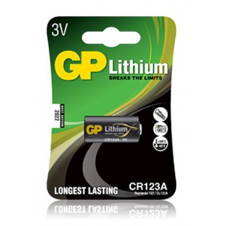 элемент питания gp cr123a lithium (gp cr123a-bc1)