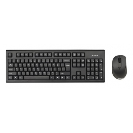 клавиатура + мышь a4-tech 7100n клав:черный мышь:черный usb беспроводная(7100n)