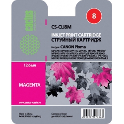 картридж canon cli-8m magenta для ip4200/5200 (cactus)