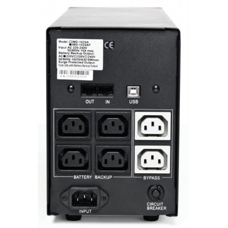 ИБП Powercom Imperial IMP-1200AP 720Вт 1200ВА черный