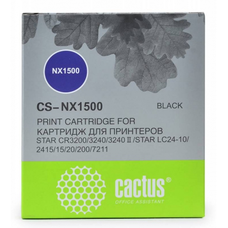 картридж star nx-1500/24xx/lc-8211 черный 2000000 signs cs-nx1500 (cactus)