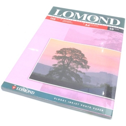 бумага lomond a4 150г/м2 50л глянцевая односторонняя фото (0102018)