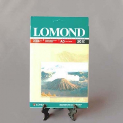 бумага lomond a5 230г/м2 50 л глянцевая односторонняя фото (0102070)