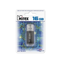 флэш-диск 16gb mirex unit black