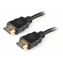 кабель hdmi (19m/19m) 0.5 м (пакет) v1.4, экранированный, позолоченные контакты, черный (gembird cc-hdmi4-0.5m)
