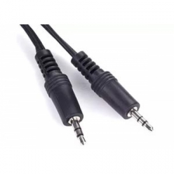 кабель аудио 3.5 мм (миниджек) (m/m) 10 м (пакет) изоляция из поливинилхлорида, черный (gembird cca-404-10m)