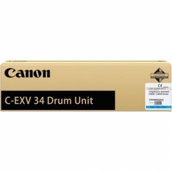 картридж drum unit canon c-exv34c голубой для для ir adv c2020/2030