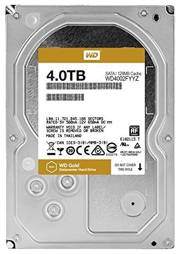 Жесткий диск Western Digital WD Gold 4 TB (WD4002FYYZ)