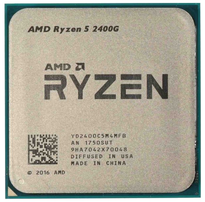 Процессор AMD Ryzen 5 2400G Raven Ridge (AM4, L3 4096Kb)