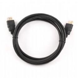 кабель hdmi (19m/19m) 1 м (пакет) v1.4, экранированный, позолоченные контакты, черный (gembird cc-hdmi4-1m)