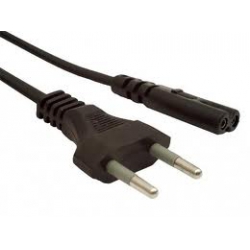 кабель питания 1.8 м для ноутбуков, аудио/видео техники, вилка российского стандарта, разъем iec-320 с7, 0.75 кв. мм, макс. ток 10a, черный (gembird pc-184-vde-1.8м)