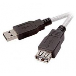 кабель usb 2.0 am/af 1.8 м (пакет) удлинитель, экранированный, позолоченные контакты, черный (gembird ccp-usb2-amaf-6)