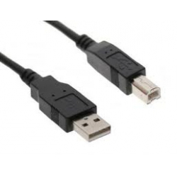 кабель usb 2.0 am/bm 1.8 м (пакет) экранированный, позолоченные контакты, черный (gembird ccp-usb2-ambm-6)