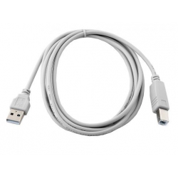 кабель usb 2.0 am/bm 3 м (пакет) серый (gembird cc-usb2-ambm-10)