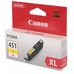 картридж canon cli-451xl y для pixma ip7240/mg6340/mg5440