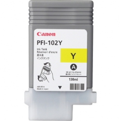 картридж canon pfi-102y для ipf-500/600/700 yellow