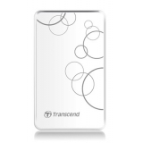 Жесткий диск внешний 2.5" 1Tb Transcend (5400/USB) TS1TSJ25A3W белый противоударный