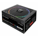 Блок питания Thermaltake ATX 850W SMART PRO RGB 80+ bronze (24+4+4pin) APFC 140mm fan color LED 9xSATA Cab Manag RTL(PS-SPR-0850FPCBEU-R)