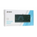 Клавиатура A4TECH Fstyler FKS11 черный/серый USB (FKS11 GREY)