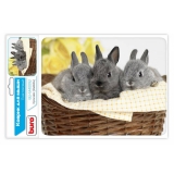 коврик для мыши buro bu-m40092 рисунок/кролики(bu-m40092)