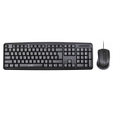 Клавиатура + мышь Oklick 600M клав:черный мышь:черный USB (MK-5330)