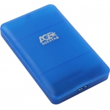 Корпус внешний для HDD 2.5"/SSD AgeStar 3UBCP3 SATA пластик синий (3UBCP3)