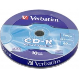 Диск CD-R Verbatim 700 Mb 52x bulk (10шт) (43725)