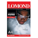 бумага lomond a4 140г/м2 10л термотрансфер для светлой ткани (0808411)