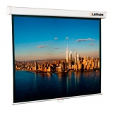 экран настенный lumien master picture 129x200 см matte white fiberglass (белый корпус) черн. кайма по периметру, возможность потолочн. крепления (lmp-100132)