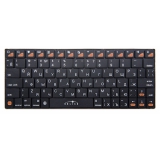 клавиатура oklick 840s черный беспроводная bt slim