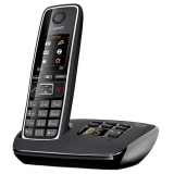Телефон Dect Gigaset C530A черный автооветчик АОН(C530A)