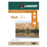 Бумага Lomond A4 140г/м2 100л матовая для струйной печати (0102074)