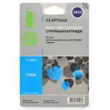 Картридж Epson T2632 C13T26324012 голубой для Epson XP-600/605/700/710/800 (11.6мл) (CS-EPT2632) (Cactus)