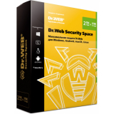 Лицензия Dr.Web Security Space КЗ на 2 ПК на 1 год (LHW-BK-12M-2-A3) (электронно) [№ росреестра 282]