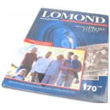 Бумага Lomond A4 170г/м2 20л суперглянцевая ярко-белая микропористая односторонняя для струйной печати фото (1101101)