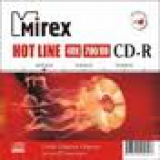 Диск CD-R Mirex HOTLINE 700Mb 48-х slim box 5