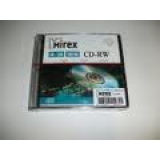 Диск CD-RW Mirex 700 Mb 4-12х slim box