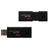 Флэш-диск 32Gb Kingston DataTraveler 100 G3 USB3.0 черный (DT100G3/32GB)
