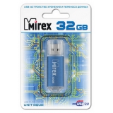 Флэш-диск 32Gb Mirex Unit Aqua Blue