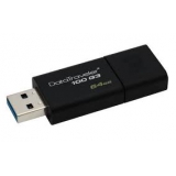 Флэш-диск 64Gb Kingston DataTraveler 100 G3 USB3.0 черный (DT100G3/64GB)