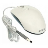 Мышь A4TECH OP-720 белый оптическая (800dpi) USB (2but)