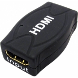 Переходник HDMI/HDMI (19F/19F) повторитель-усилитель сигнала высокой четкости, для соединения кабелей до 15 м, позолоченные контакты (Orient R495)