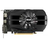 Видеоадаптер PCI-E ASUS GeForce GTX1050 Ti 4096Mb PH-GTX1050TI-4G (RTL) GDDR5 128bit DVI-D/HDMI/DP