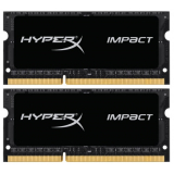 Память SoDIMM DDR3L PC-17000 8Gb (2x4Gb) Kingston HyperX Impact (HX321LS11IB2K2/8)