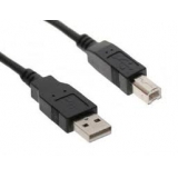 Кабель USB 2.0 AM/BM 1.8 м (пакет) экранированный, позолоченные контакты, ферритовое кольцо, черный (Gembird CCF-USB2-AMBM-6)