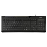 Клавиатура A4TECH KD-800 черный USB slim Multimedia.
