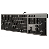 Клавиатура A4TECH KV-300H серый/черный USB slim